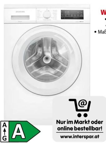 Interspar Waschmaschine iq500 wu14ut21 Angebot