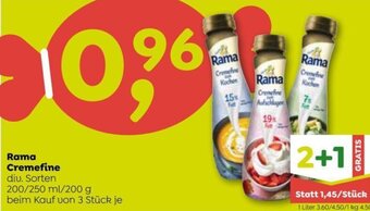 ADEG Rama Cremefine diu. Sorten 200/250 ml/200 g Angebot