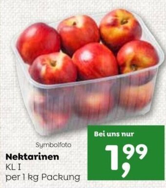 ADEG Nektarinen KLI per 1 kg Packung Angebot