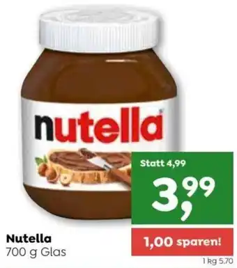 ADEG Nutella 700 g Glas Angebot