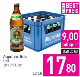 Sutterlüty Augustiner Bräu Hell 20 x 0,5 Liter Angebot