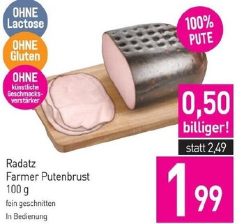 Sutterlüty Radatz Farmer Putenbrust 100 g Angebot