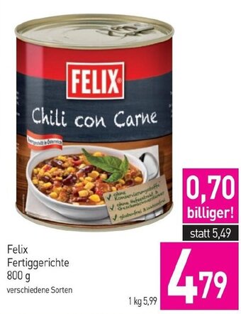 Sutterlüty Felix Fertiggerichte 800 g Angebot