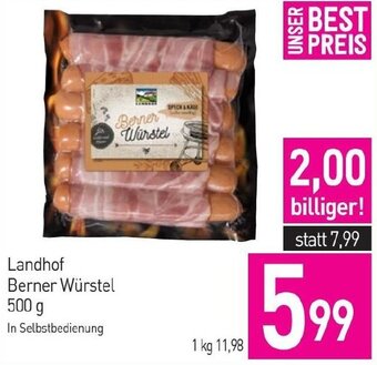 Sutterlüty Landhof Berner Würstel 500 g Angebot