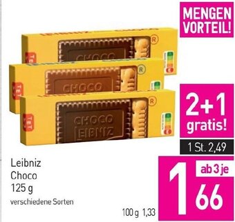 Sutterlüty Leibniz Choco 125 g Angebot