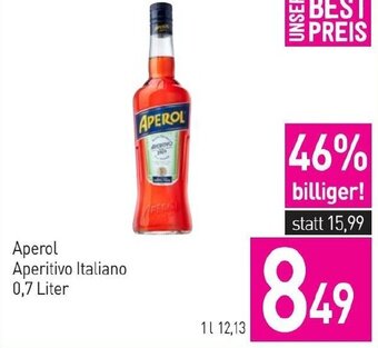 Sutterlüty Aperol Aperitivo Italiano 0,7 Liter Angebot