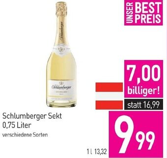 Sutterlüty Schlumberger Sekt 0,75 Liter Angebot
