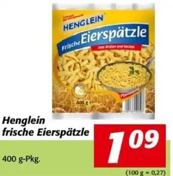 Nah&Frisch Henglein frische Eierspätzle 400 g-Pkg. Angebot
