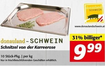 Nah&Frisch Schnitzel von der Karreerose 10 Stück-Pkg. | per kg Angebot