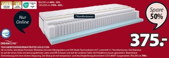 JYSK TASCHENFEDERKERNMATRATZE GOLD S100 90x200 cm Angebot