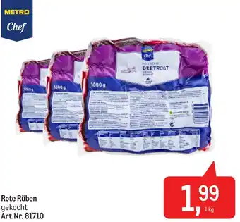Metro Rote Rüben gekocht Art.Nr. 81710 1 kg Angebot