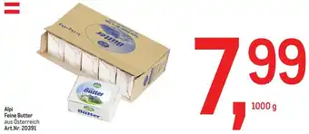 Metro Alpi Feine Butter aus Österreich Art.Nr. 20391 1000g Angebot