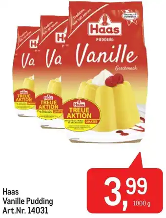 Metro Haas Vanille Pudding Art.Nr. 14031 Angebot