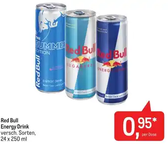 Metro Red Bull Energy Drink versch. Sorten, 24 x 250 ml Angebot