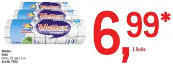 Metro Wettex Rolle dünn, 25 cm x 5m Art.Nr. 7622 Angebot