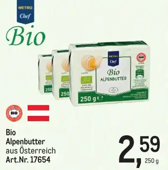 Metro Bio Alpenbutter aus Österreich Art.Nr. 17654 Angebot