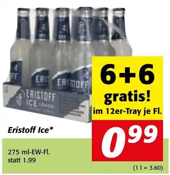 Strasser Markt Eristoff Ice* 275 ml-EW-FI. Angebot