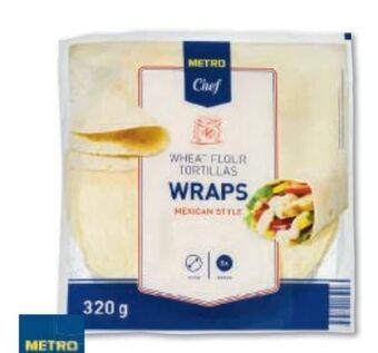Metro Tortilla wraps Angebot