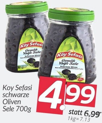 ETSAN Koy Sefasi schwarze Oliven Sele 700g Angebot