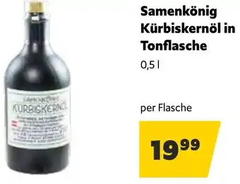 Samenkönig Kürbiskernöl in Tonflasche 0,5 L