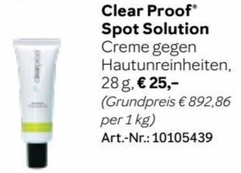 Mary Kay Clear Proof Spot Solution Creme gegen Hautunreinheiten, 28 g Angebot
