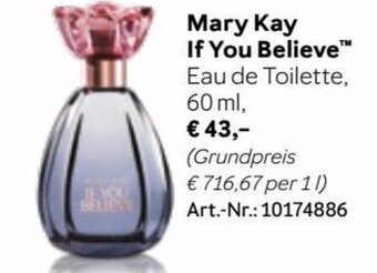 Mary Kay Mary Kay If You Believe™ Eau de Toilette, 60 ml, Angebot