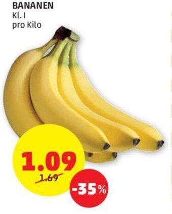 PENNY BANANEN KL. I pro Kilo Angebot