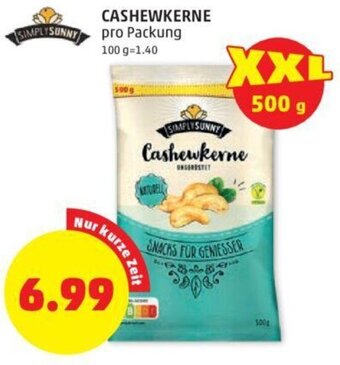 PENNY CASHEWKERNE pro Packung Angebot