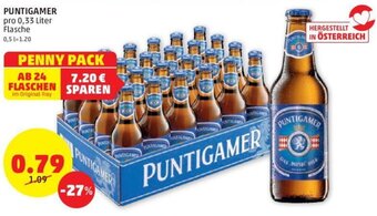 PENNY PUNTIGAMER pro 0,33 Liter Angebot