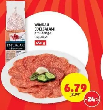 PENNY WINDAU EDELSALAMI pro Stange Angebot