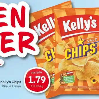 MPreis Kelly's Chips 150 g Angebot