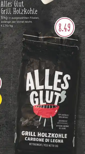 MPreis Alles Glut Grill Holzkohle 5 kg Angebot