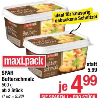 Maximarkt SPAR Butterschmalz 500 g Angebot