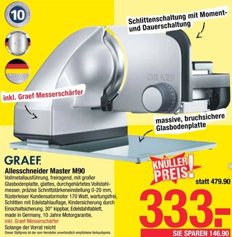 Maximarkt GRAEF Allesschneider Master M90 Angebot