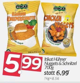 ETSAN Itikat Hühner Nuggets & Schnitzel 700g Angebot