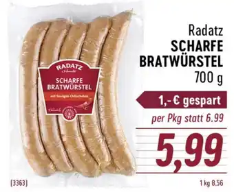 Radatz Radatz SCHARFE BRATWÜRSTEL 700 g Angebot