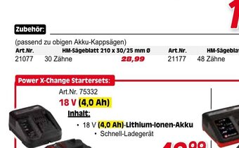 Zgonc Einhell Power X-Change Startersets: 18V Angebot