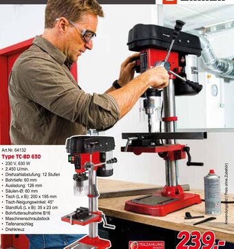 Zgonc Einhell Tischbohrmaschinen Type TC-BD 630 Angebot