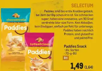 Metro Paddies Snack 70g Angebot