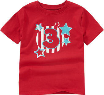 Ernsting's family Kinder t-shirt mit geburtstagszahl Angebot