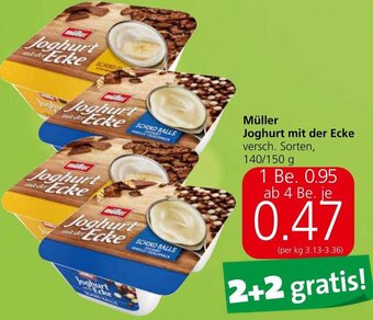 Spar Müller Joghurt mit der Ecke versch. Sorten, 140/150 g Angebot