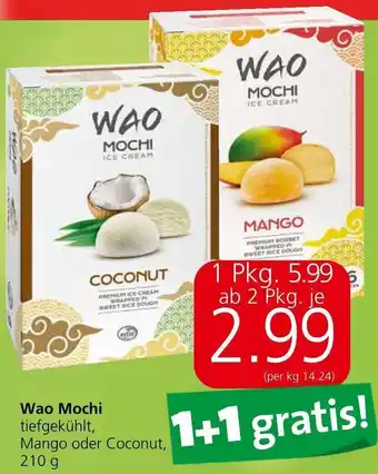 Spar Wao Mochi tiefgekühlt, Mango oder Coconut, 210 g Angebot