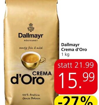 Spar Dallmayr Crema d'Oro 1 kg Angebot