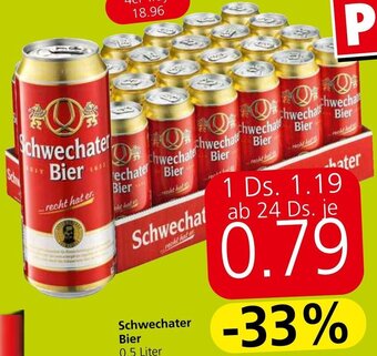 Spar Schwechater Bier 0,5 Liter Angebot