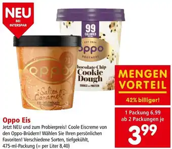 Interspar Oppo Eis 475-ml-Packung Angebot