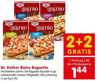 Interspar Dr. Oetker Bistro Baguette Verschiedene Sorten. Die Baguette-Klassiker in ge-schmackvollen Sorten! Tiefgekühlt, 250-g-Packung Angebot