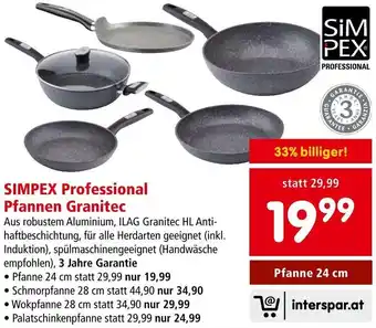 Interspar SIMPEX Professional Pfannen Granitec • Pfanne 24 cm Angebot