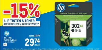Metro z.B.: Tinte Nr.302 XL Black Angebot
