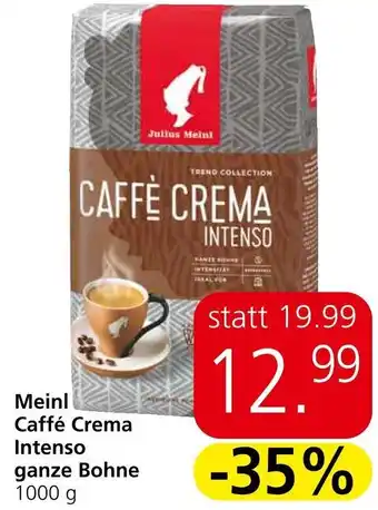 Eurospar Meinl Caffé Crema Intenso ganze Bohne 1000 g Angebot