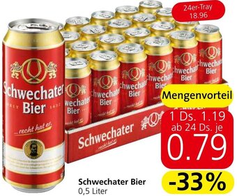 Eurospar Schwechater Bier 0,5 Liter Angebot